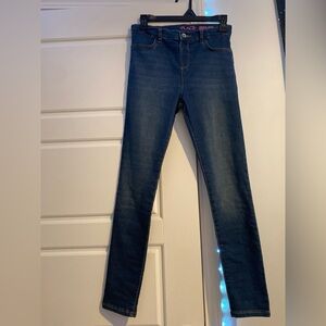 Navy blue skinny jeans #skinnyjeans